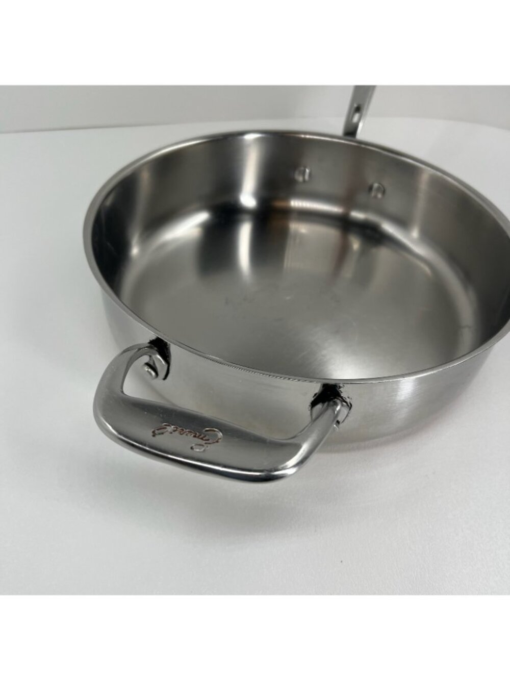 Emeril 3qt Sauté Pan Stainless Steel Copper Band Skillet Helper Handle 10.5 Inch - Picture 7 of 16